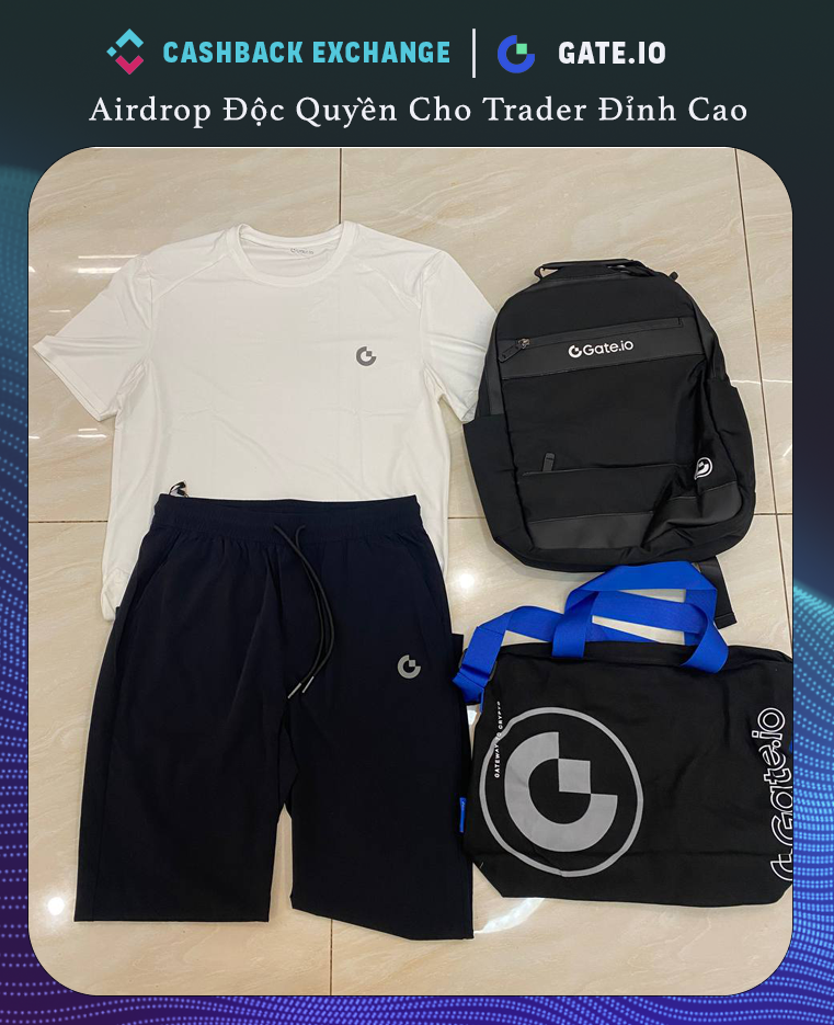 🔥 Cashback.Exchange & Gate.io: Airdrop Độc Quyền – Quà Tặng Cực Khủng Cho Trader Đỉnh Cao! 🔥